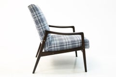 Midcentury Blue Retro Armchair
