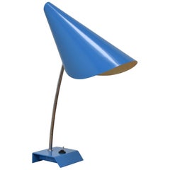 Midcentury Blue Table Lamp by Josef Hurka, 1950s