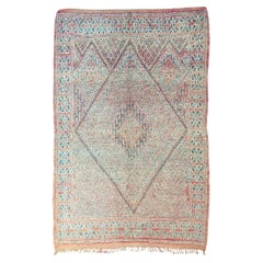 Tappeto Midcentury Blush Pink Moroccan Beni Mguild 6' x 8'10