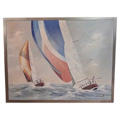 Pittura di barche del Medioevo
