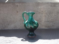Midcentury Bohemia Glazed Ceramic Vase, 1960s