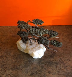 Sculpture d'arbre Bonsaï du milieu du siècle par Mario Jason