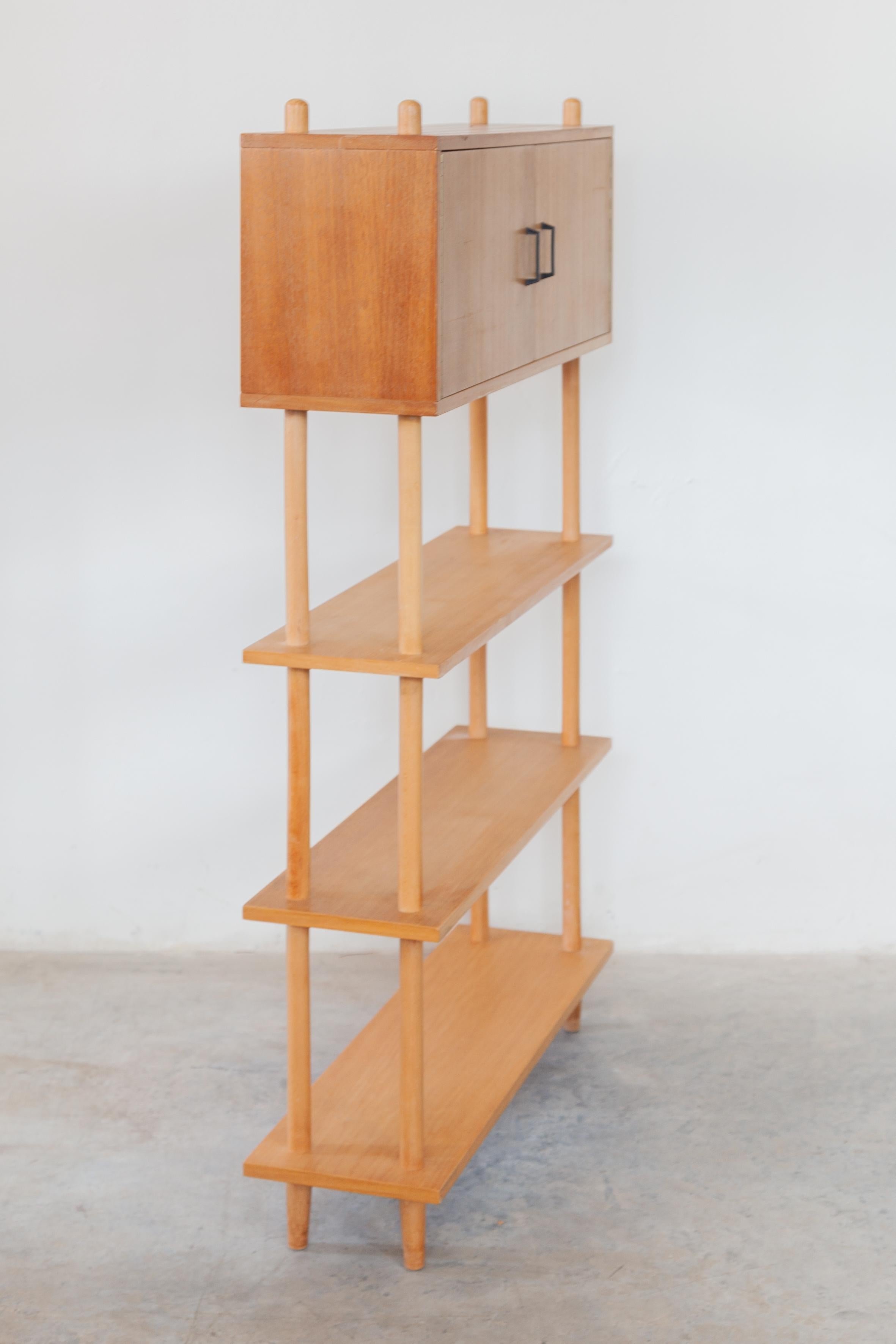 Mid-Century Modern Midcentury Book Shelving Unit Roomdivider by Willem Lutjens, 1960s