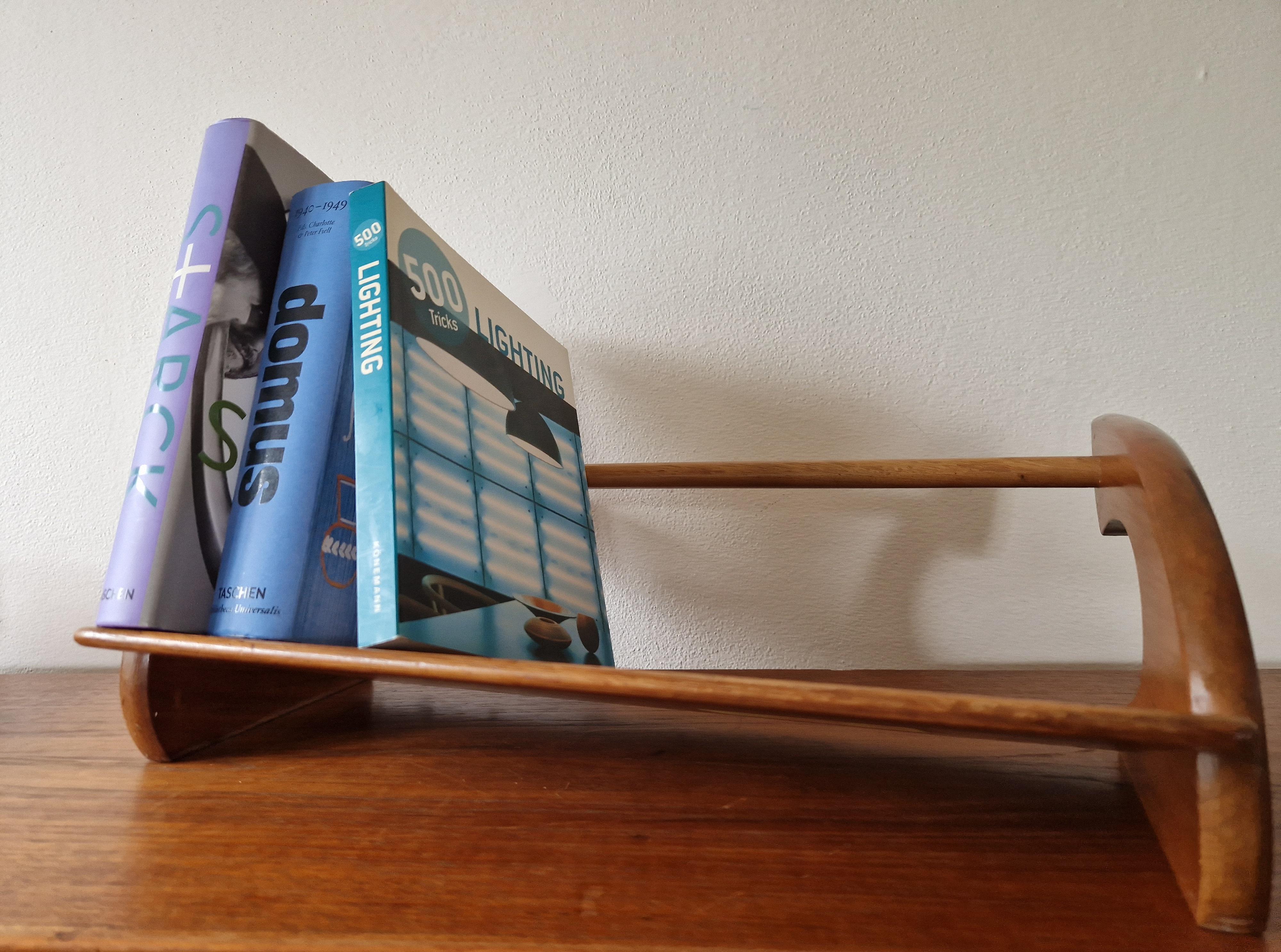 Midcentury Book Stand Shelf / Rack, ULUV, 1960s 6