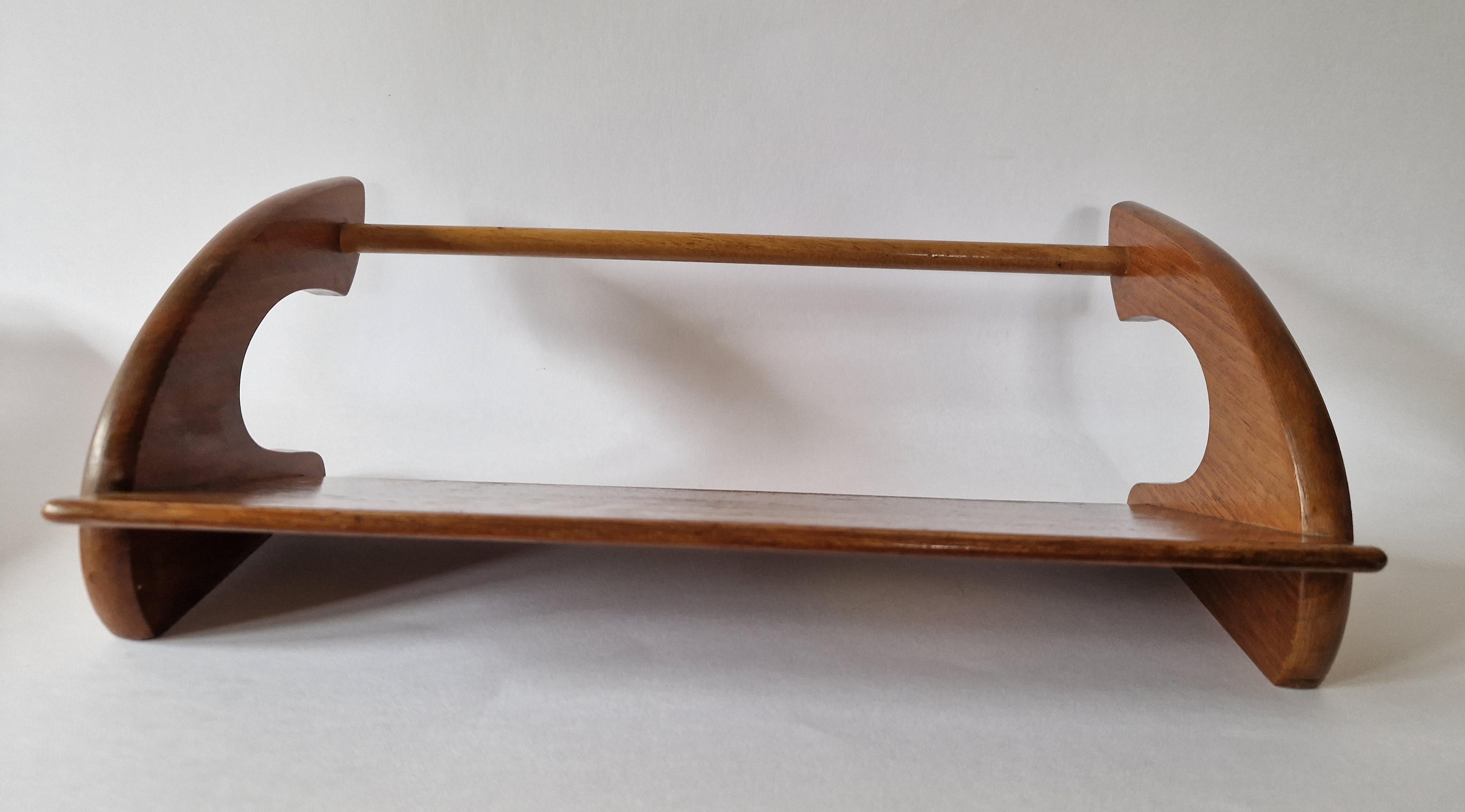 Midcentury Book Stand Shelf / Rack, ULUV, 1960s 1