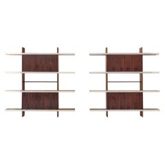 Midcentury bookcases by Angelo Mangiarotti for Poltronova, Italy 1965