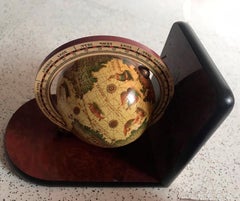 Mid-Century Bookends World Globe