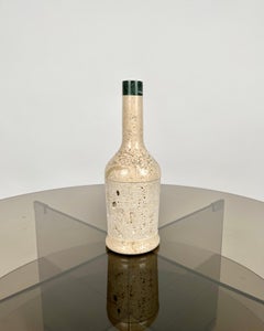 Midcentury Bottle-Shaped Sculpture in Travertine, Italy, 1970s