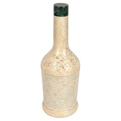 Midcentury Bottle-Shaped Sculpture in Travertine, Italy, 1970s