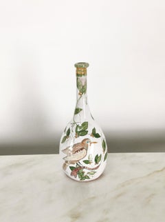 emaillierte Mid-Century-Flaschenvase aus Keramik, dekoratives Objekt, italienisches Design, 1970er Jahre