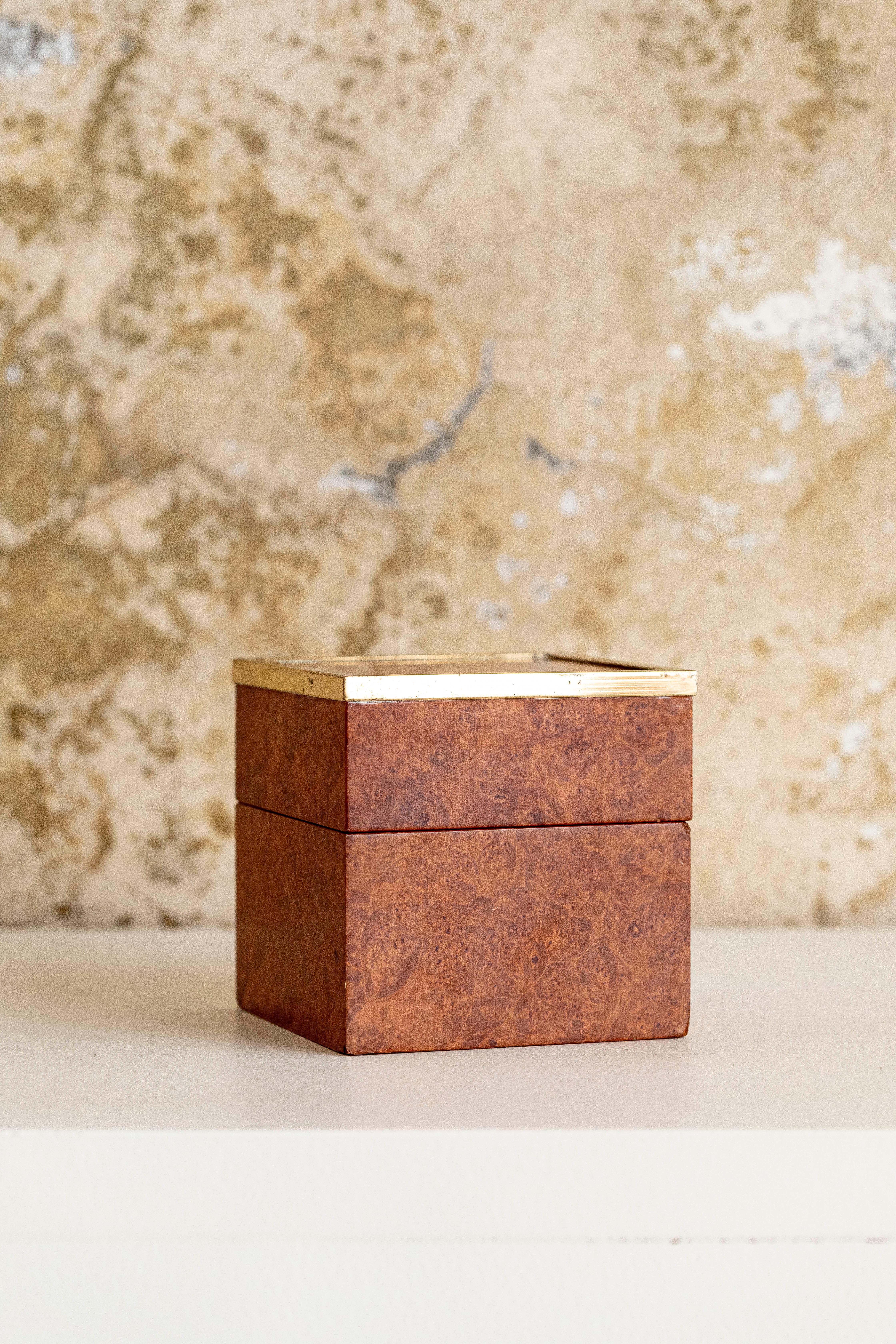 Italian Midcentury box designed by Gabriella Crespi, Italy For Sale