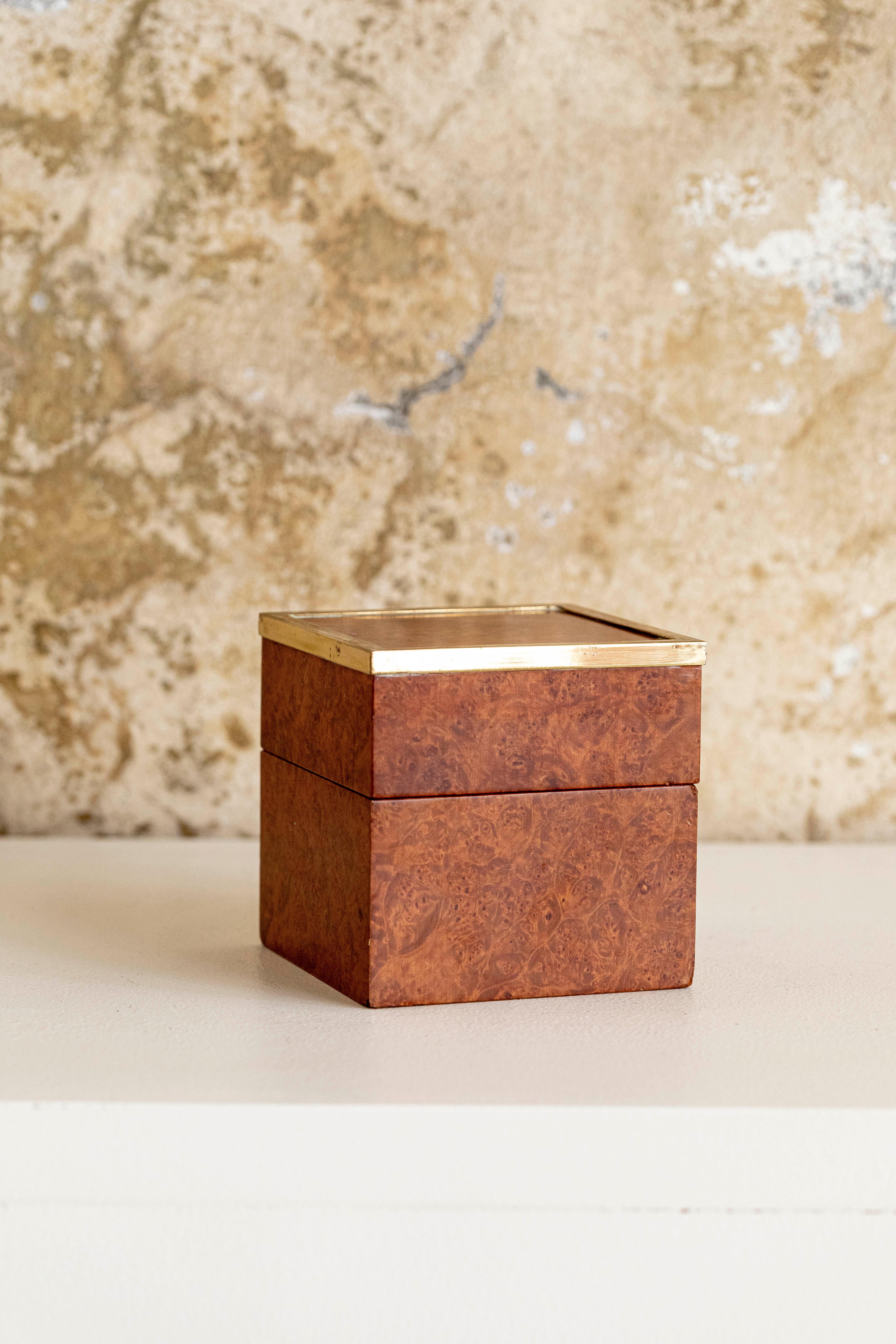 Late 20th Century Midcentury box designed by Gabriella Crespi, Italy For Sale