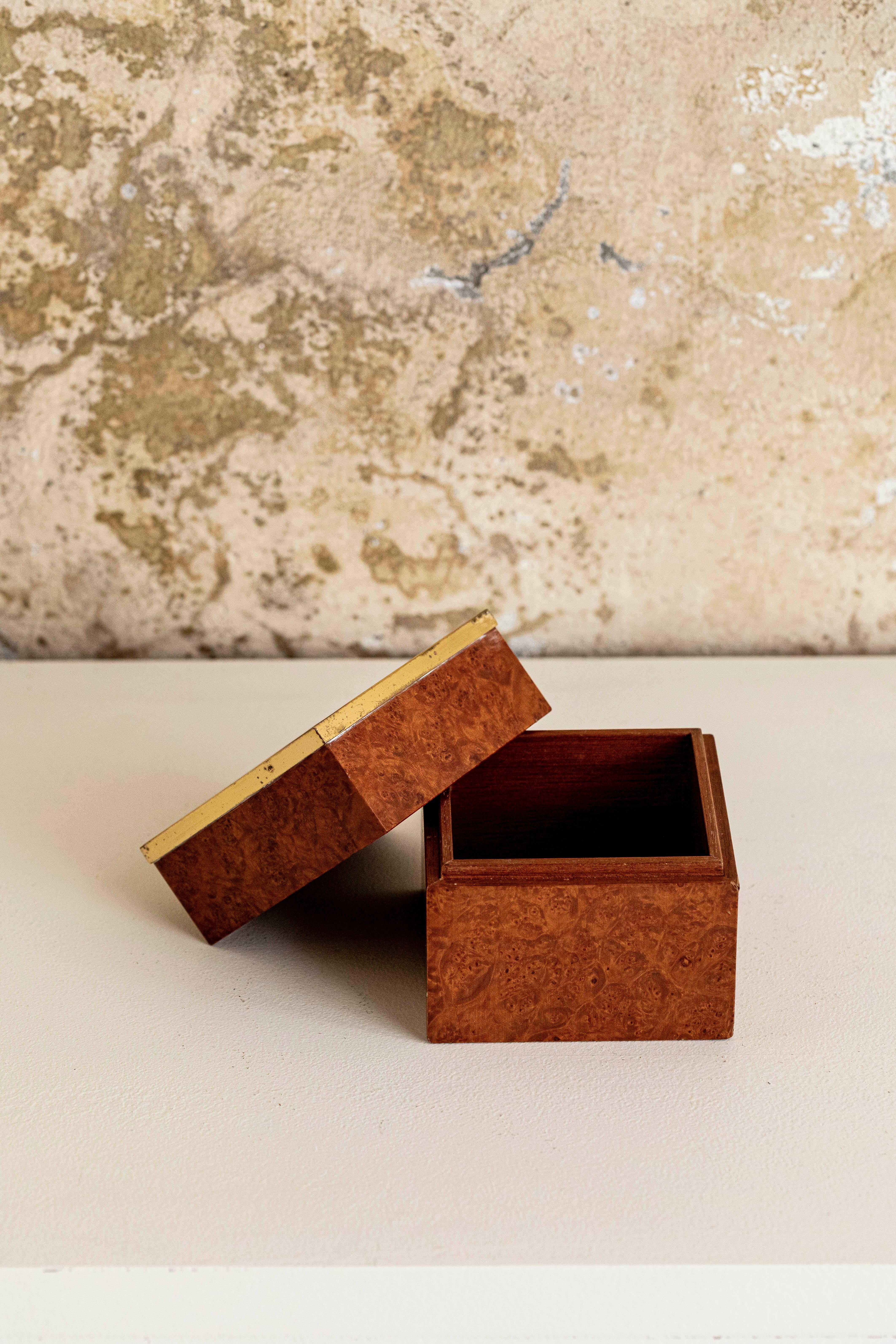 Midcentury box designed by Gabriella Crespi, Italy For Sale 1