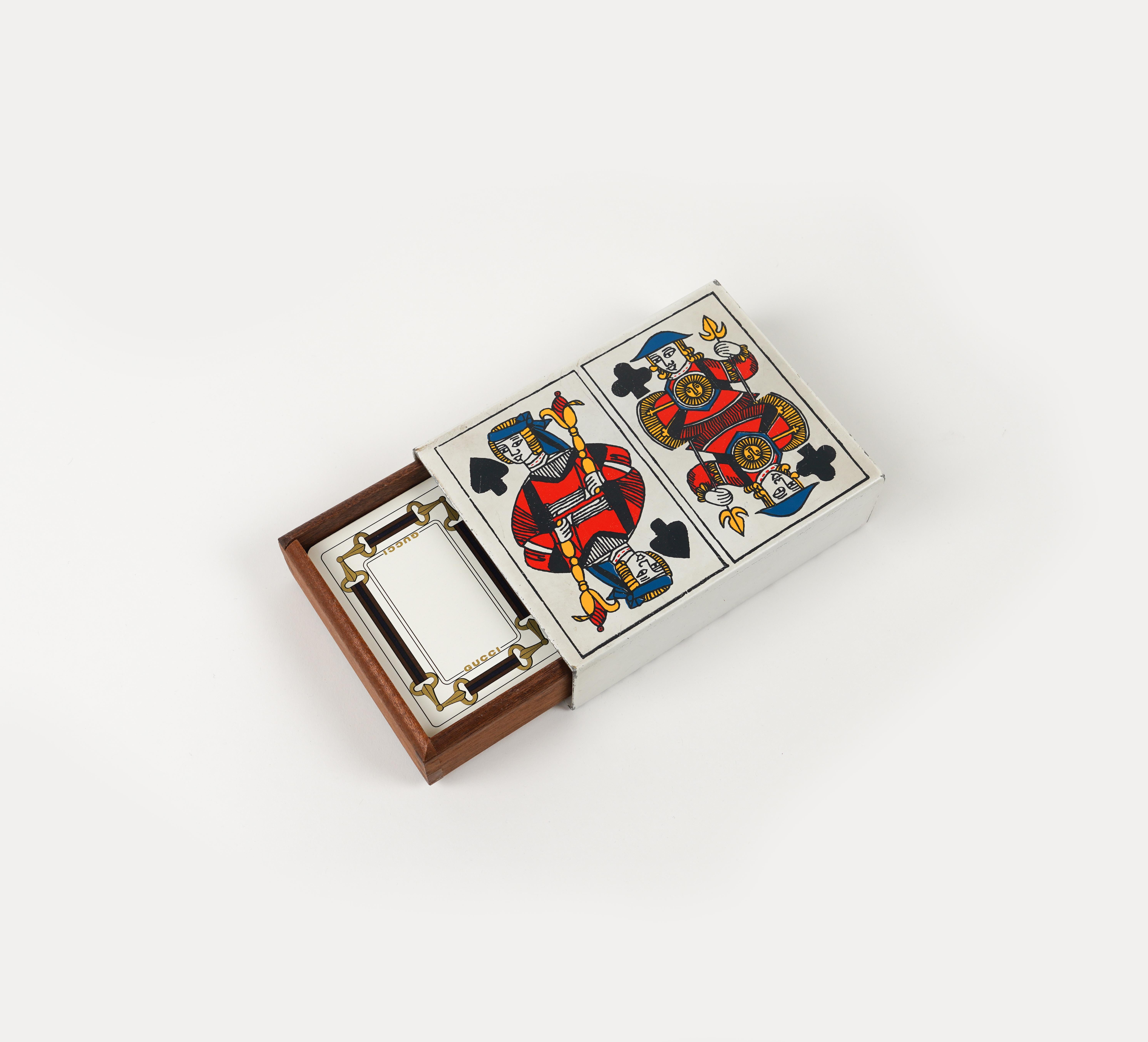 Midcentury Box in Enameled Metal and Wood by Piero Fornasetti, Italy 1960s 4