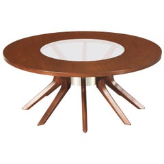 Midcentury Brasilia "Cathedral" Coffee Table by Broyhill