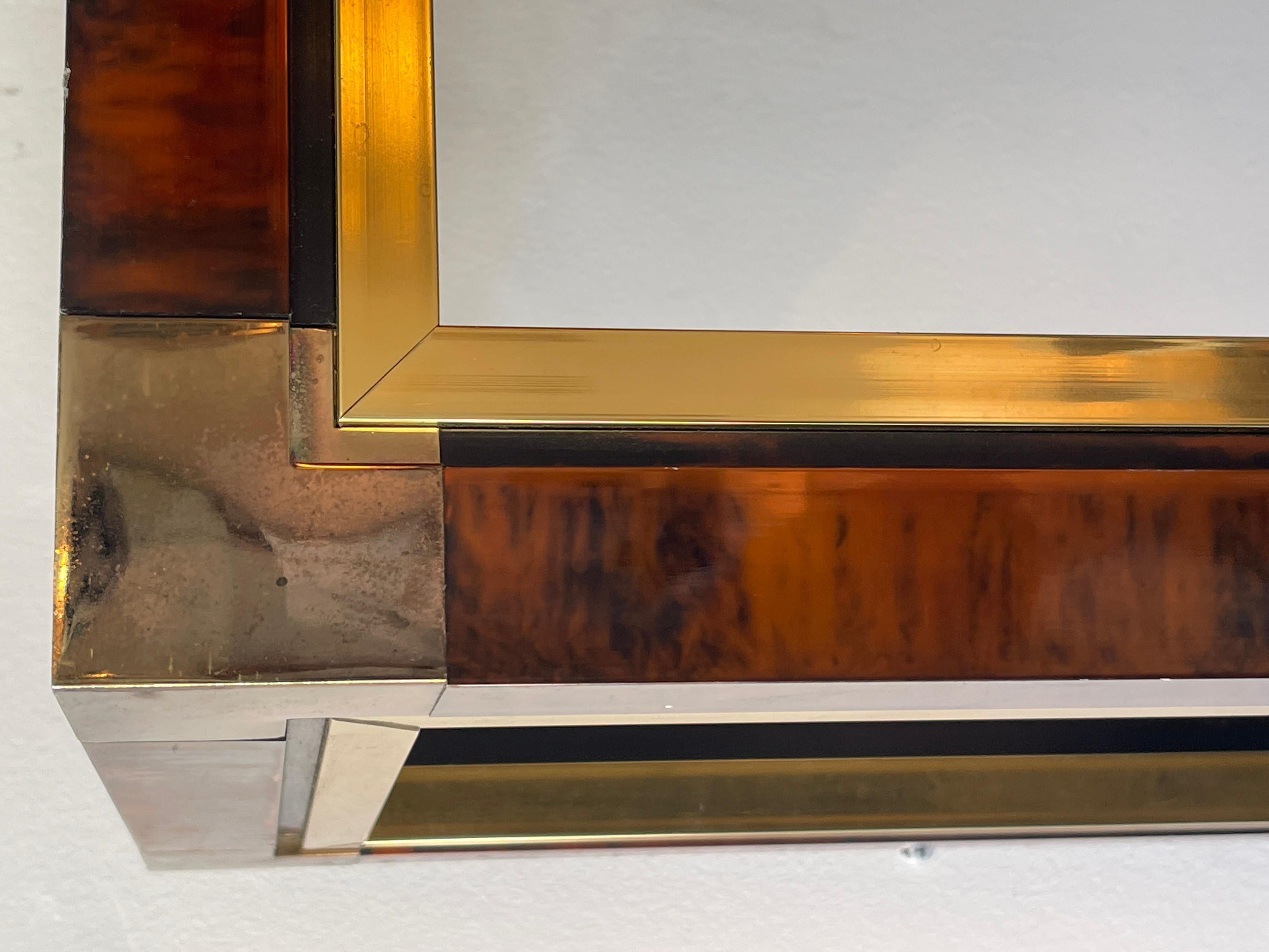 Mid-Century Modern Midcentury Brass and Acid Washed Étagère, by Mastercraft