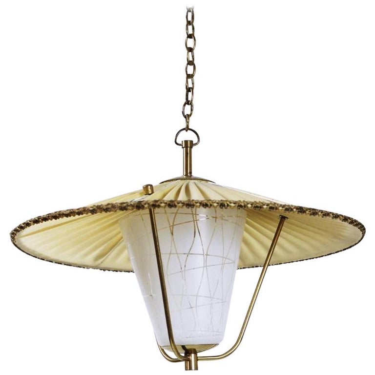 Glass Lantern Pendant Light