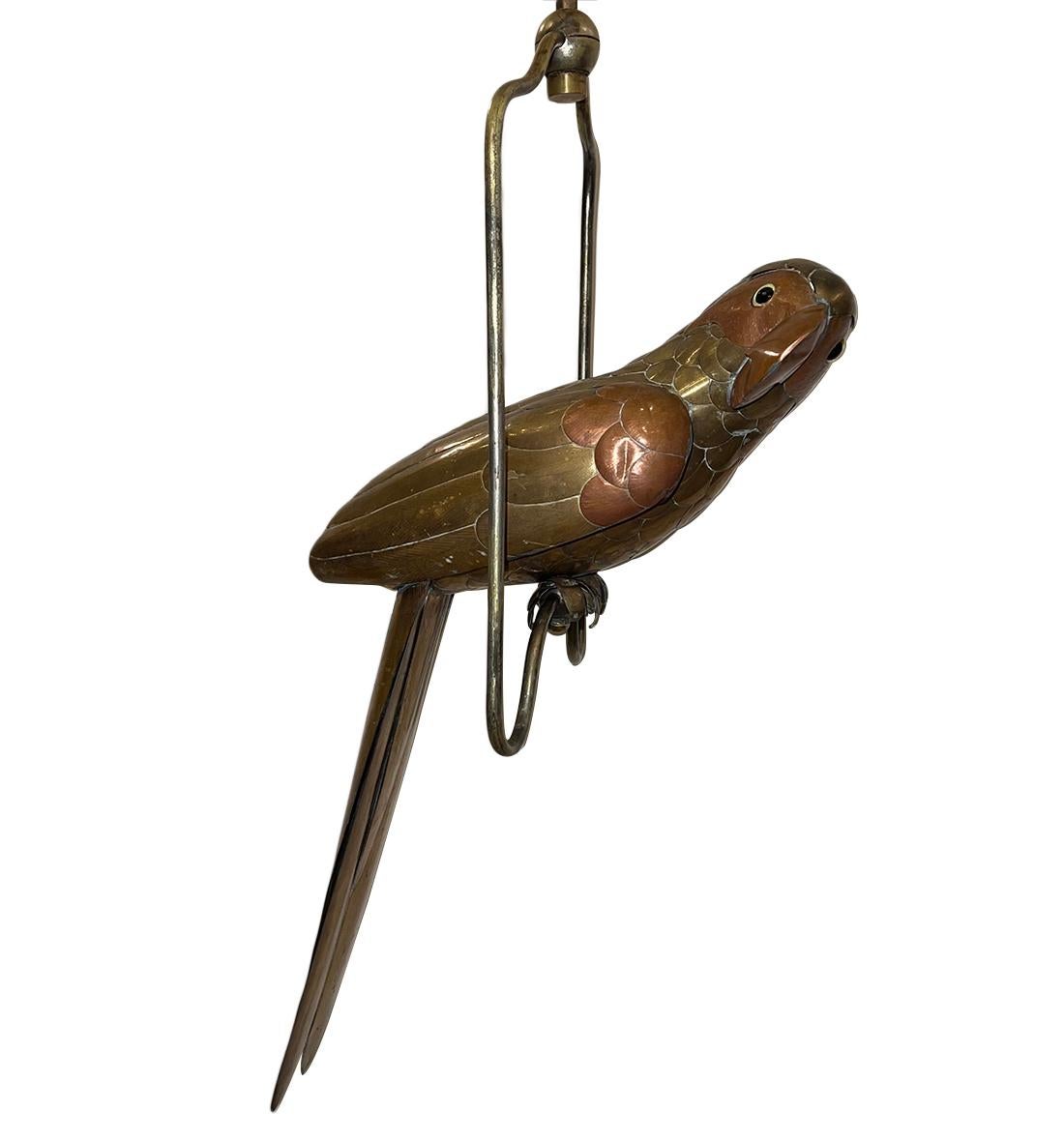 Midcentury Brass Bird In Good Condition For Sale In New York, NY