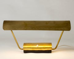 Midcentury Brass Desk lamp, Philips, The Netherlands, 1940s