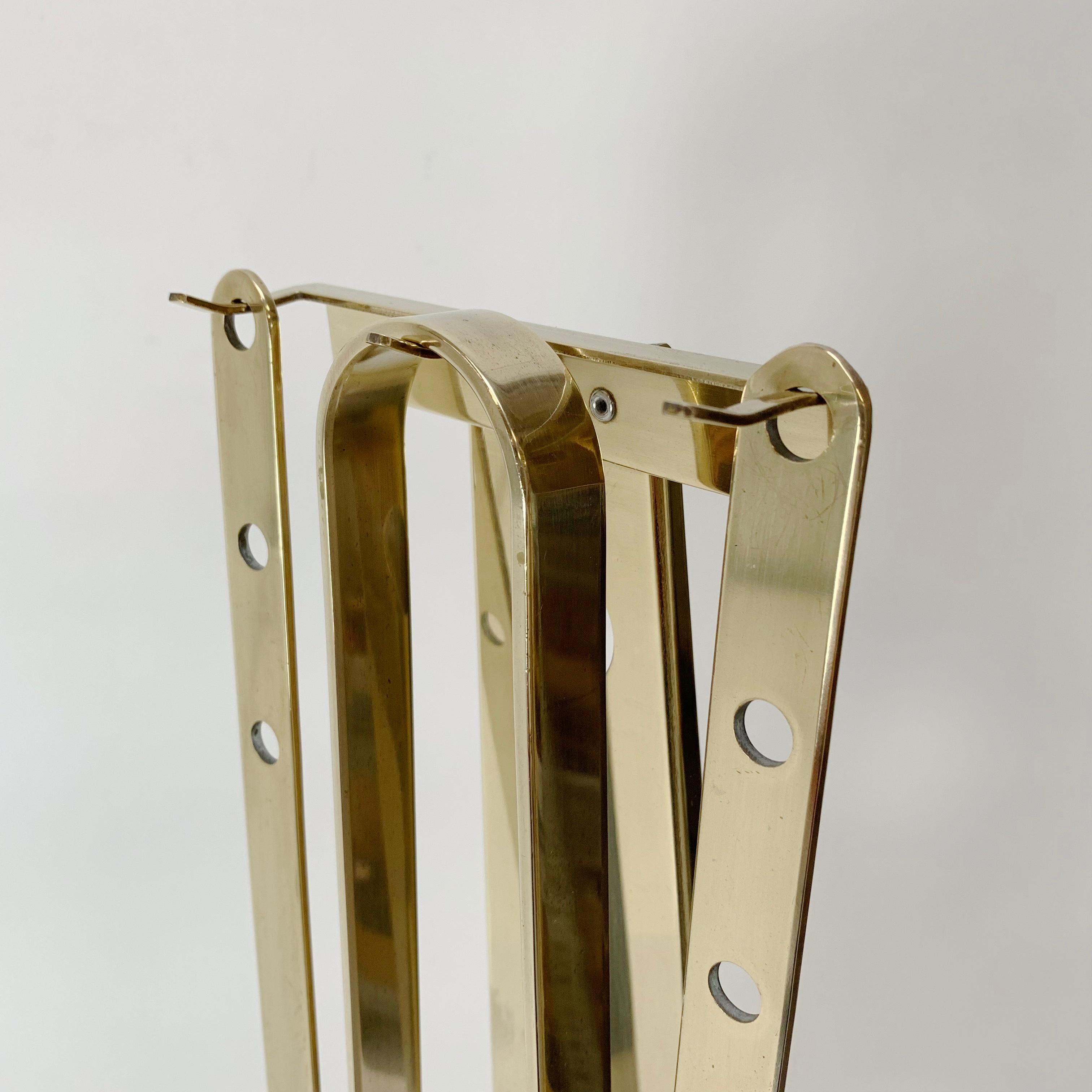 Midcentury Brass Fireplace Tools, circa 1960, Italy For Sale 7