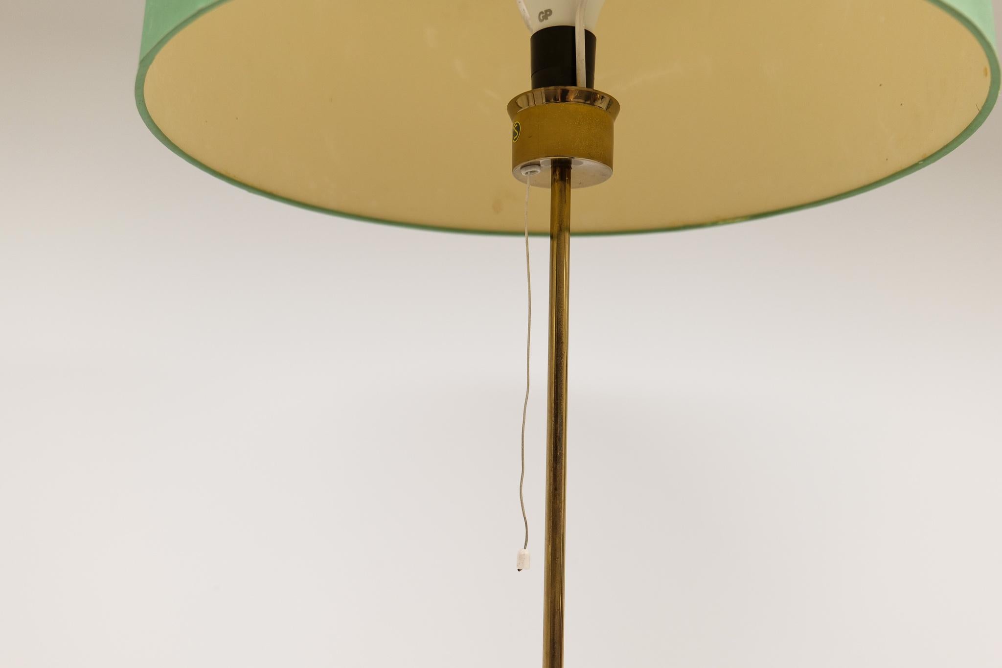 Midcentury Brass Floor Lamp Bergboms G-024, Sweden, 1960s For Sale 1
