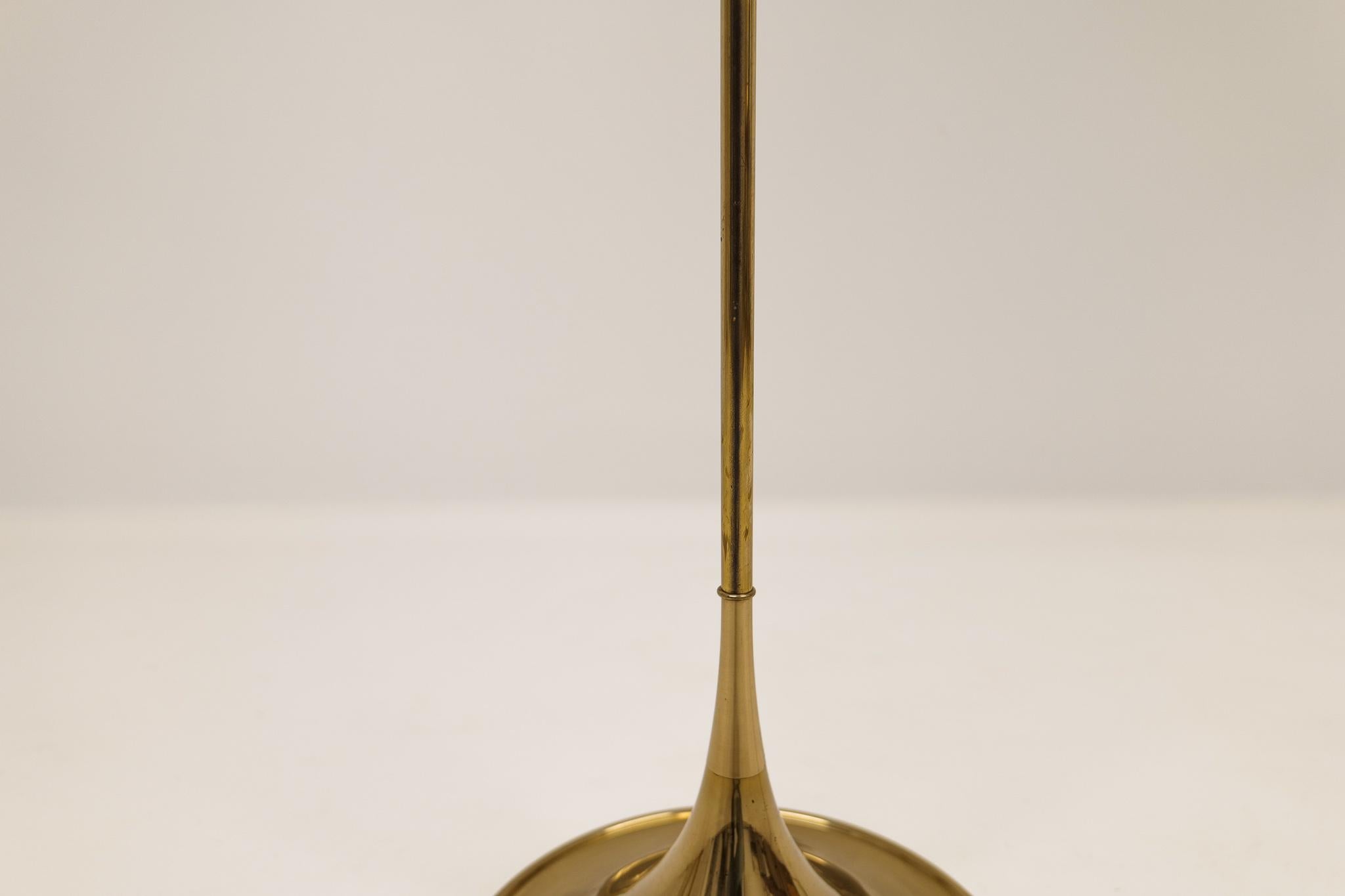 Midcentury Brass Floor Lamp Bergboms G-024, Sweden, 1960s For Sale 2