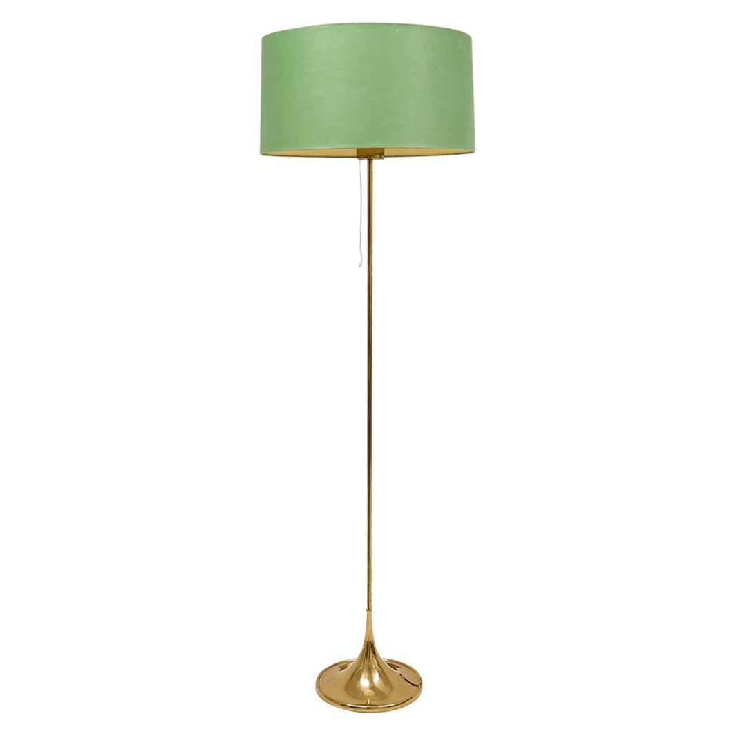 Midcentury Brass Floor Lamp Bergboms G-024, Sweden, 1960s