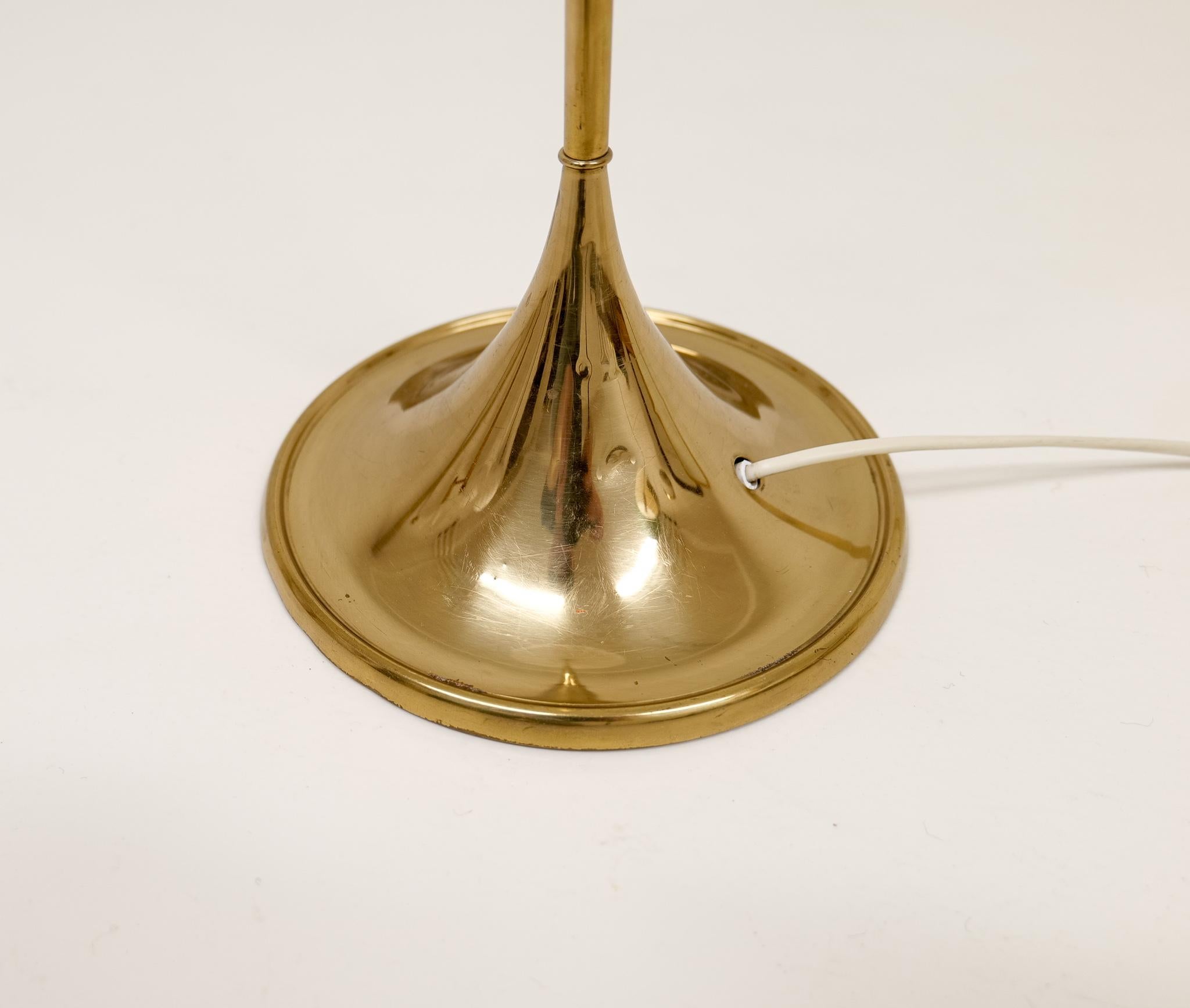 Mid-20th Century Midcentury Brass Floor Lamp Bergboms G-025, Sweden, 1960s