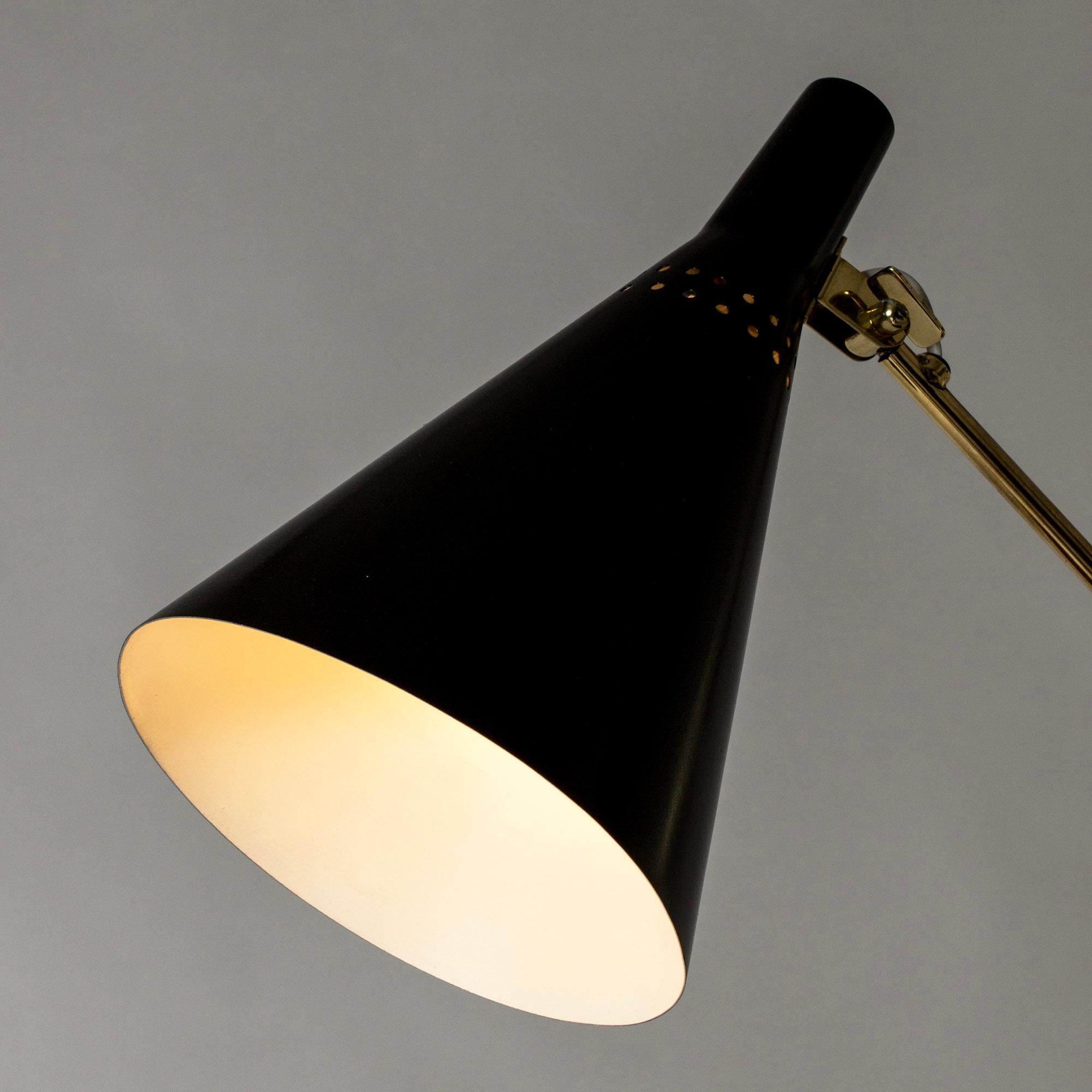 Finnish Midcentury Brass Floor Lamp by Tapio Wirkkala for Idman Oy