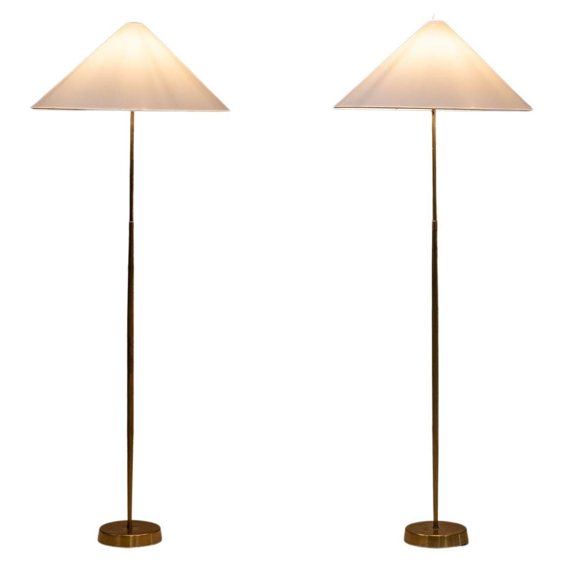 Midcentury Brass Floor Lamps, 1960