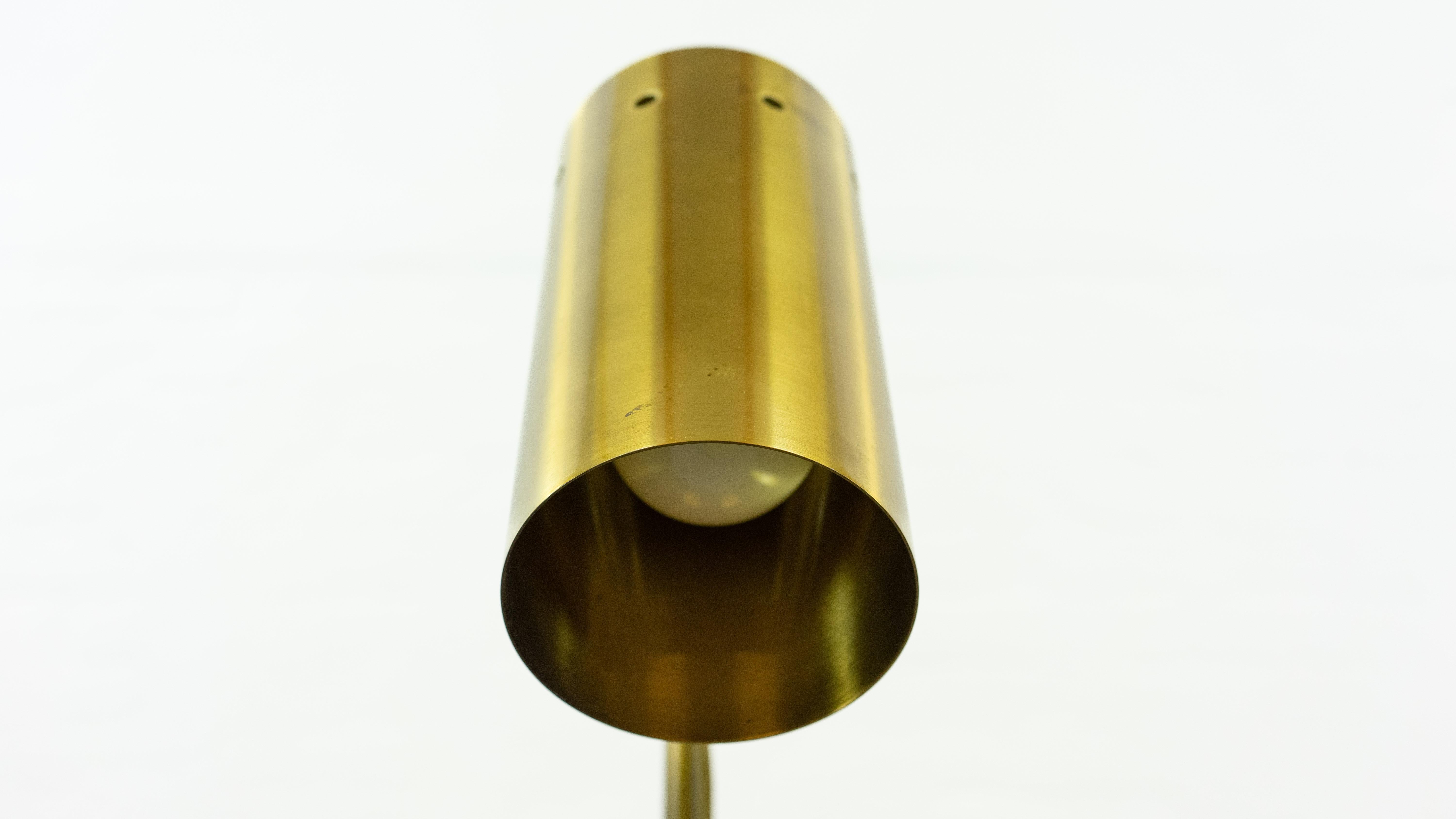 Midcentury Brass Floorlamp / Spot, 60s For Sale 1
