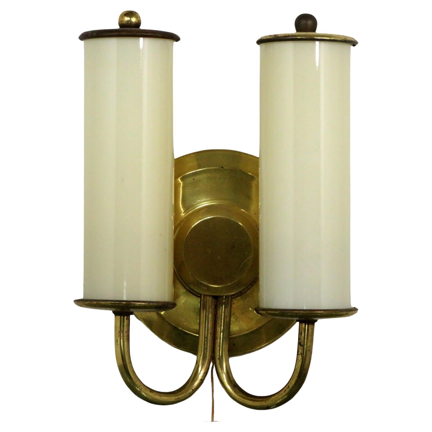 Paavo Tynell Two-Light Wall Sconce, Finland, 1950s