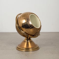 Midcentury Brass Globe Cigarette Holder, circa 1960