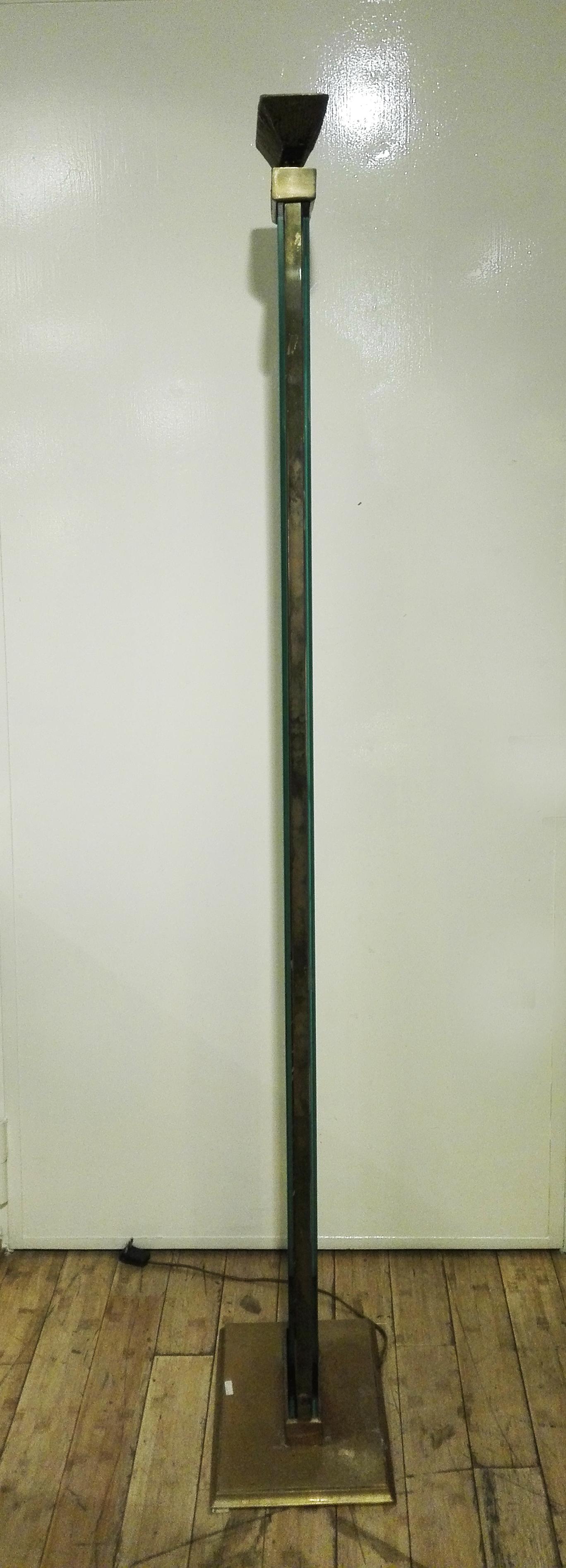 Midcentury Brass Italian Halogen Floor Lamp, 1960 For Sale 3