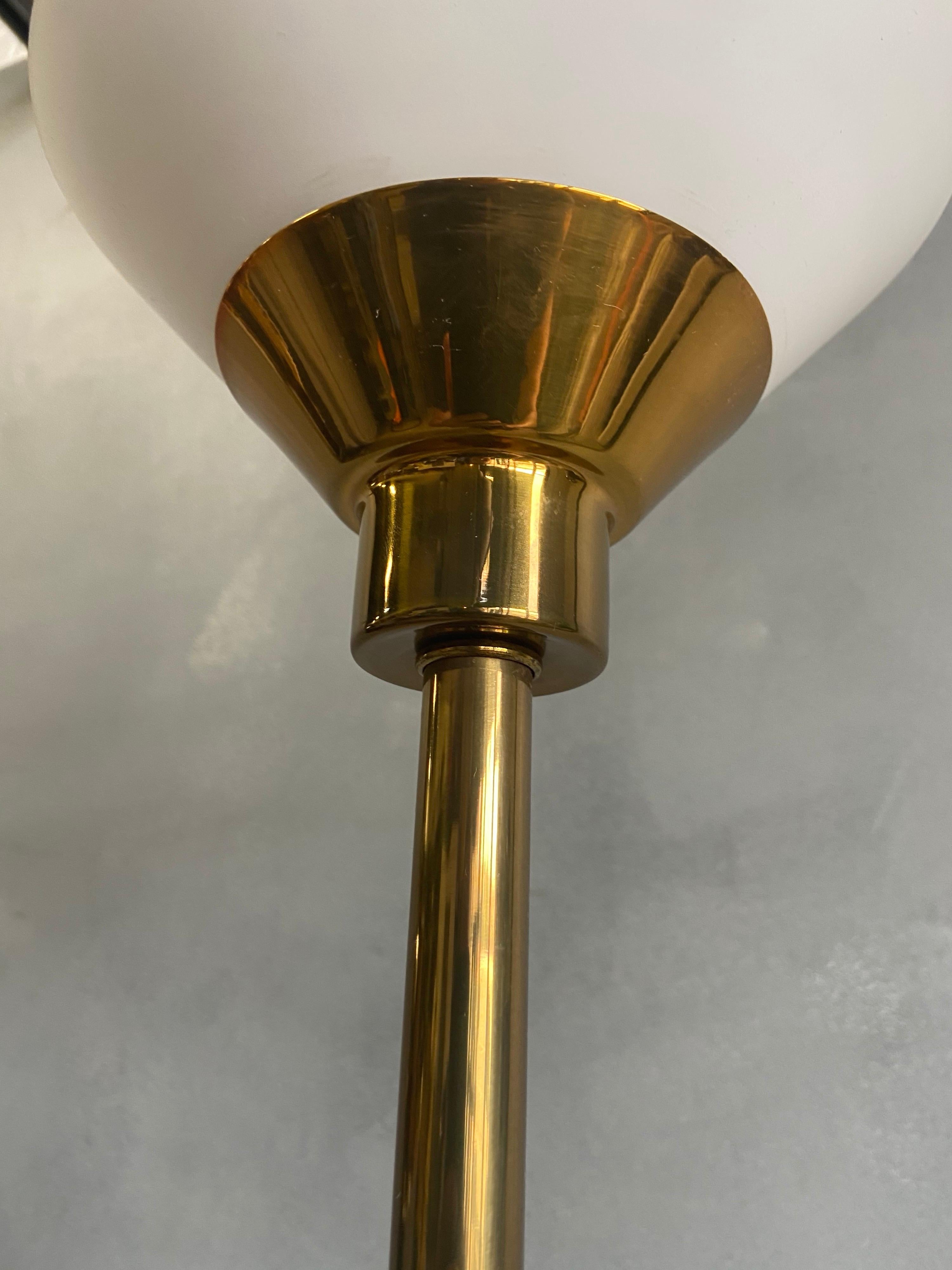 Midcentury Brass Koch and Lowy Torchère Floor Lamp 1