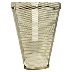 Midcentury Brass Mategot Style Hollywood Regency Umbrella Stand, France, 1950s