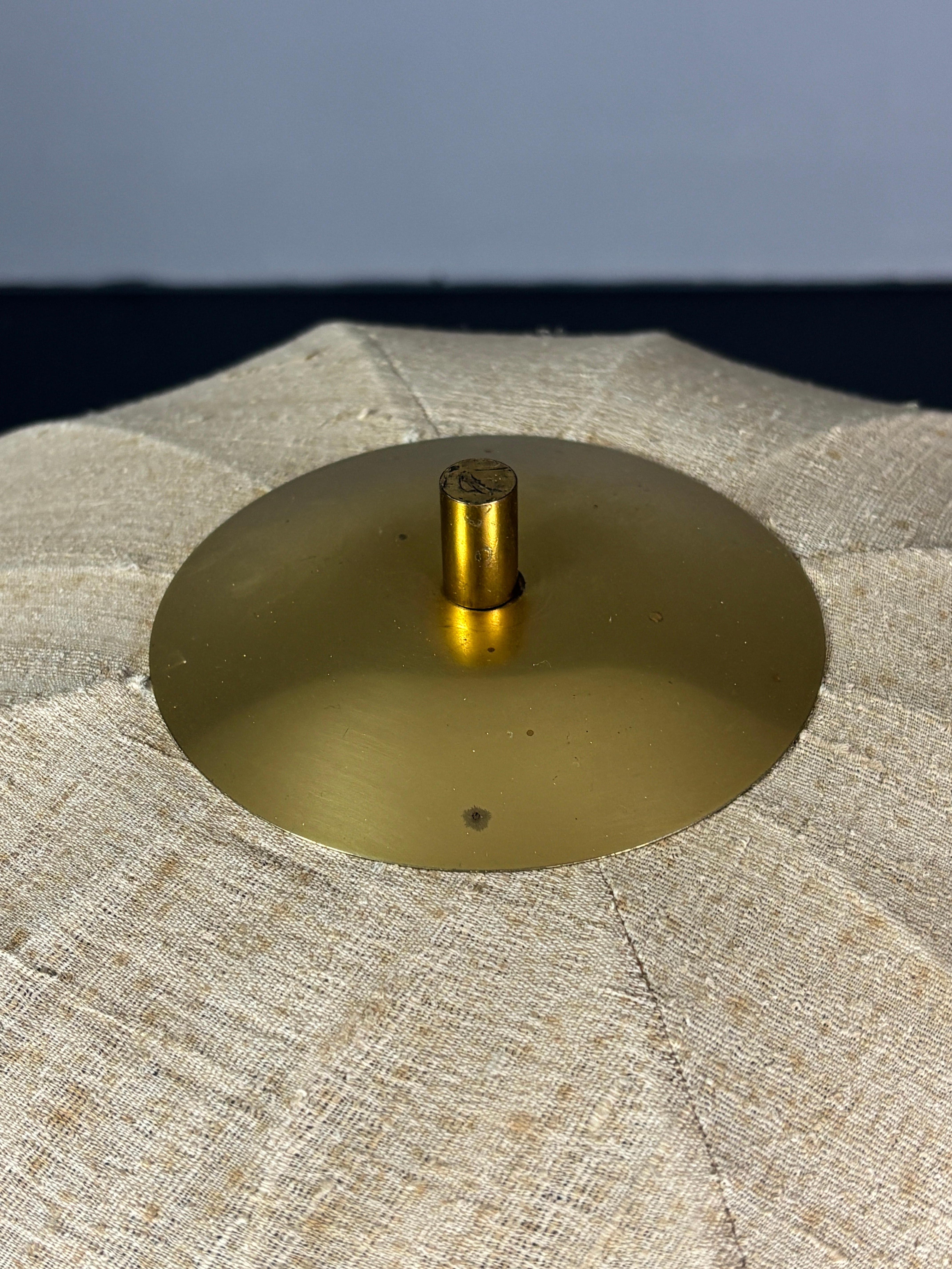Lampe de table à champignon en laiton du milieu du siècle, Autriche, années 1960-1970 en vente 7