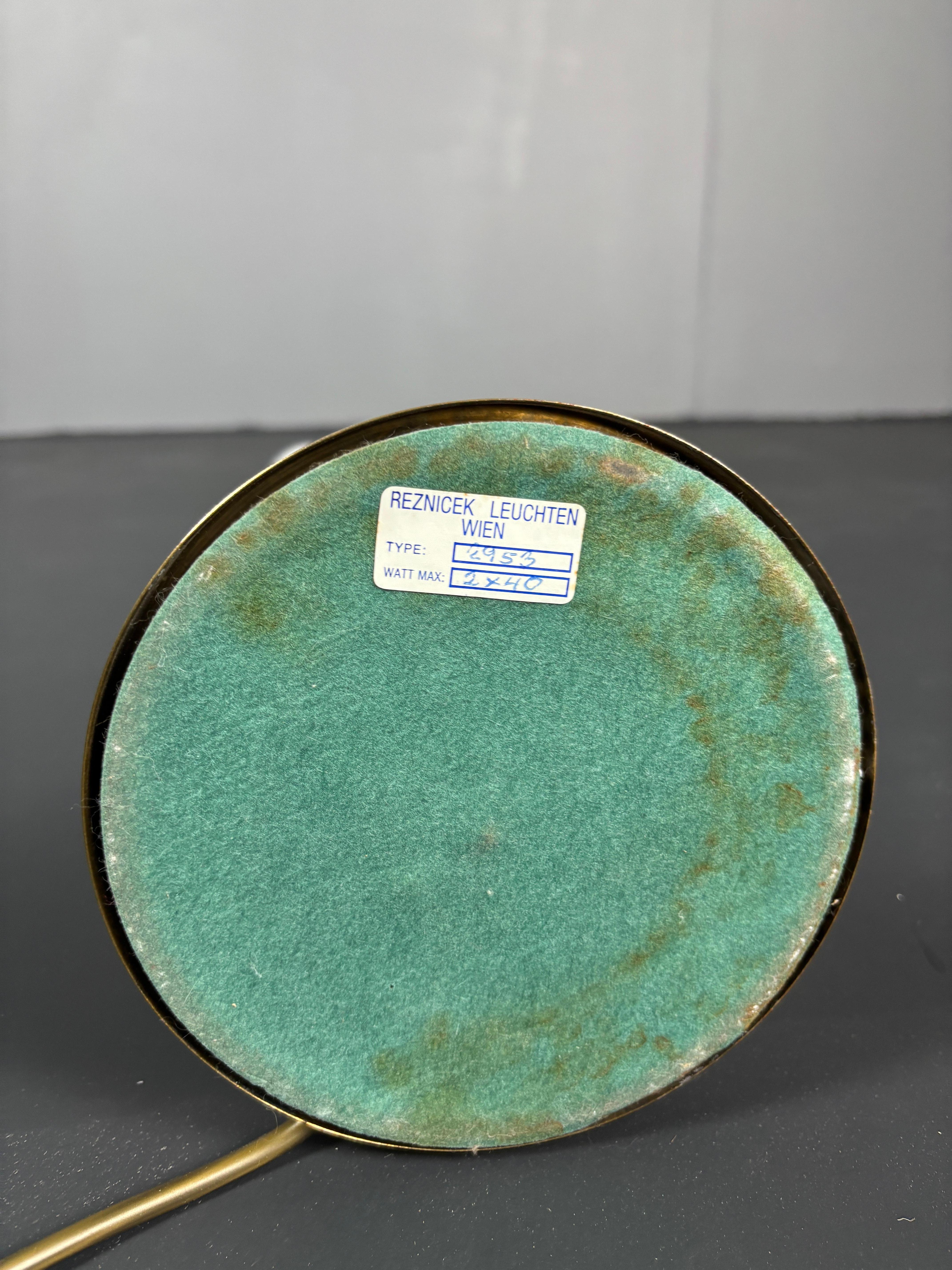 Lampe de table à champignon en laiton du milieu du siècle, Autriche, années 1960-1970 en vente 10