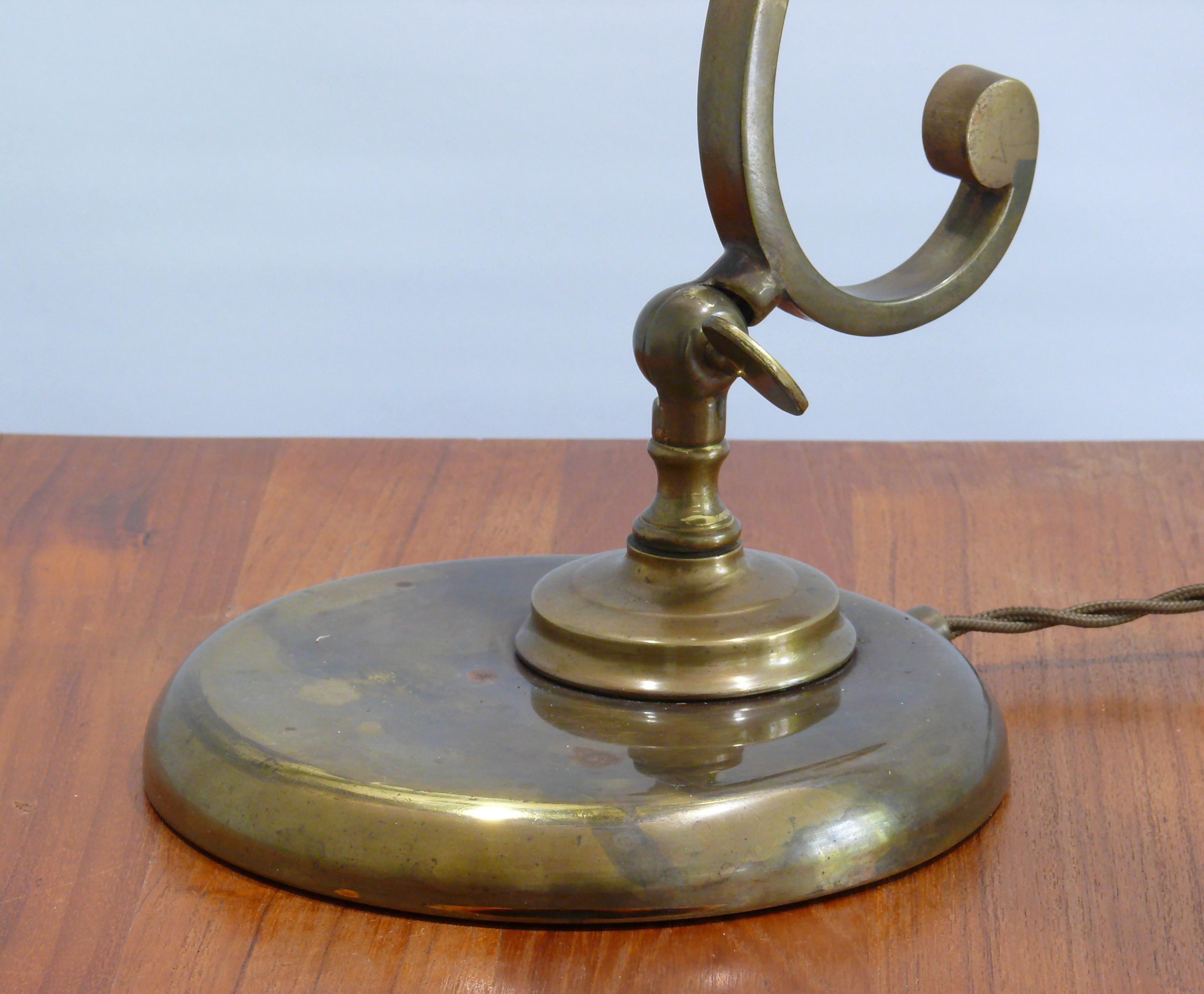 Midcentury Brass Piano Lamp, 1950s For Sale 2