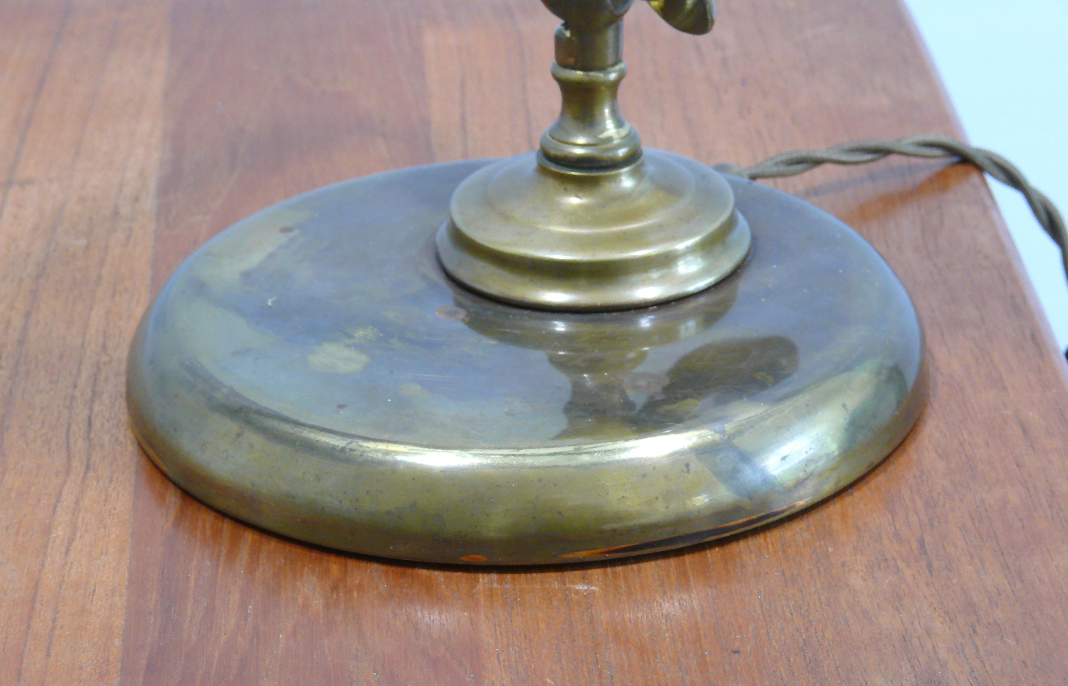 Midcentury Brass Piano Lamp, 1950s For Sale 3