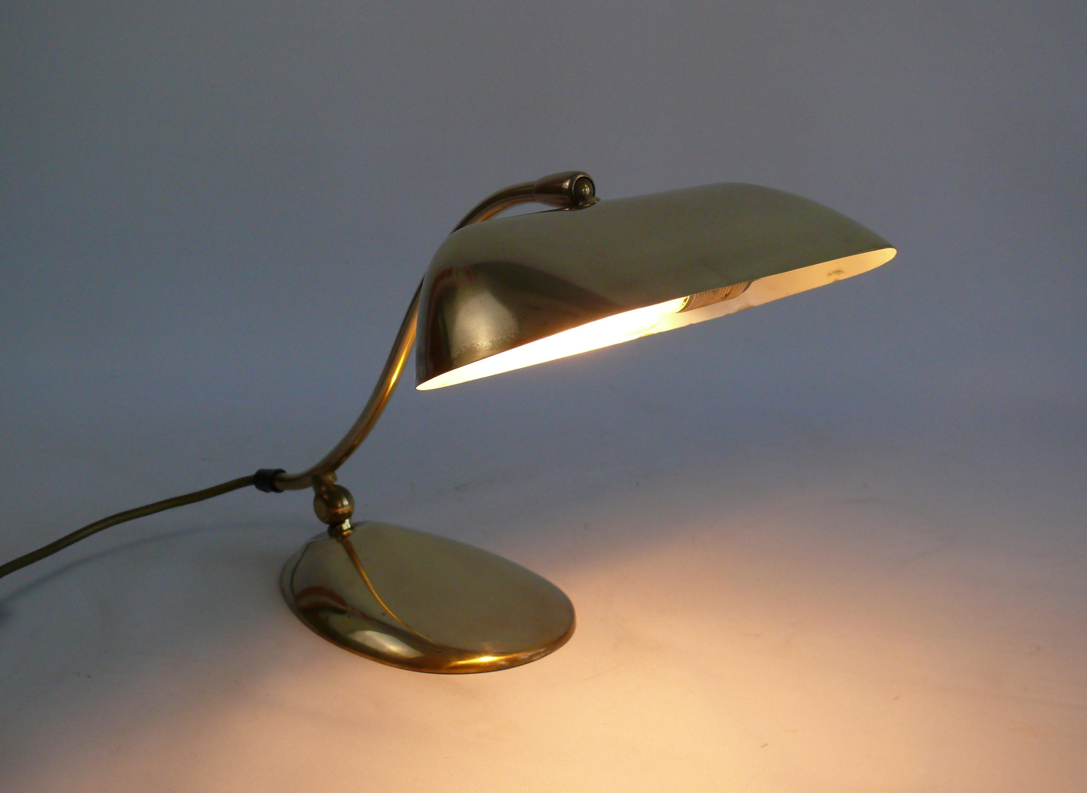Midcentury Brass Piano Lamp, 1960s 4