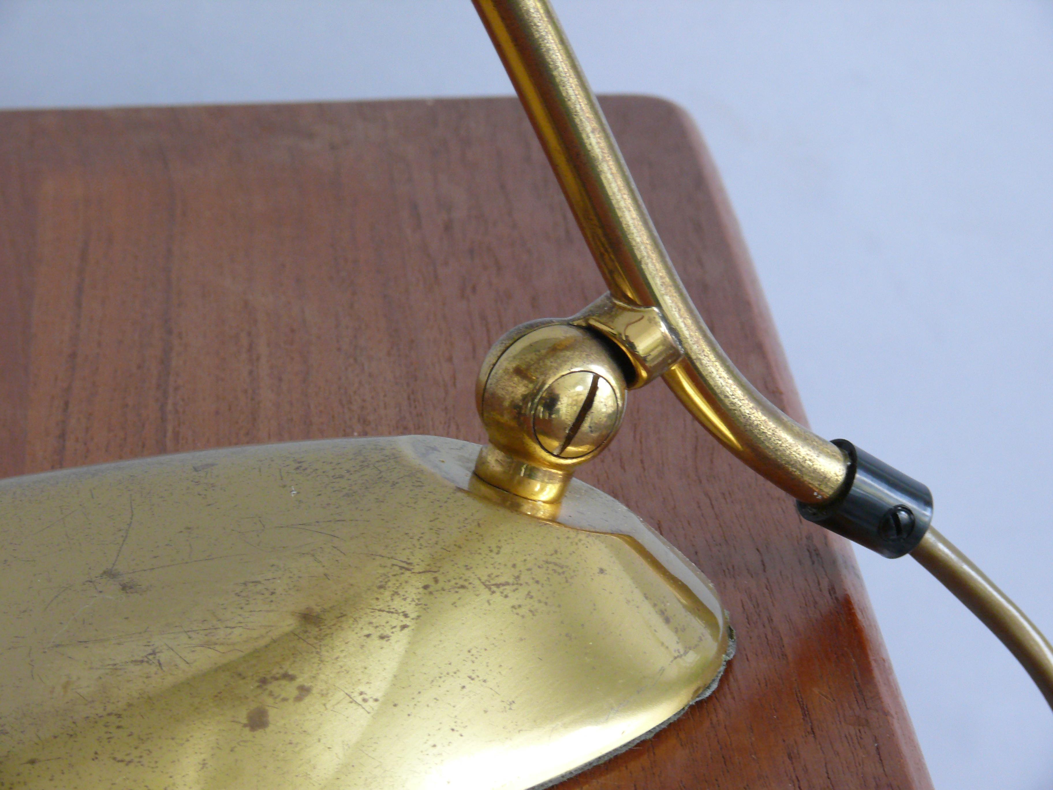 Midcentury Brass Piano Lamp, 1960s 4