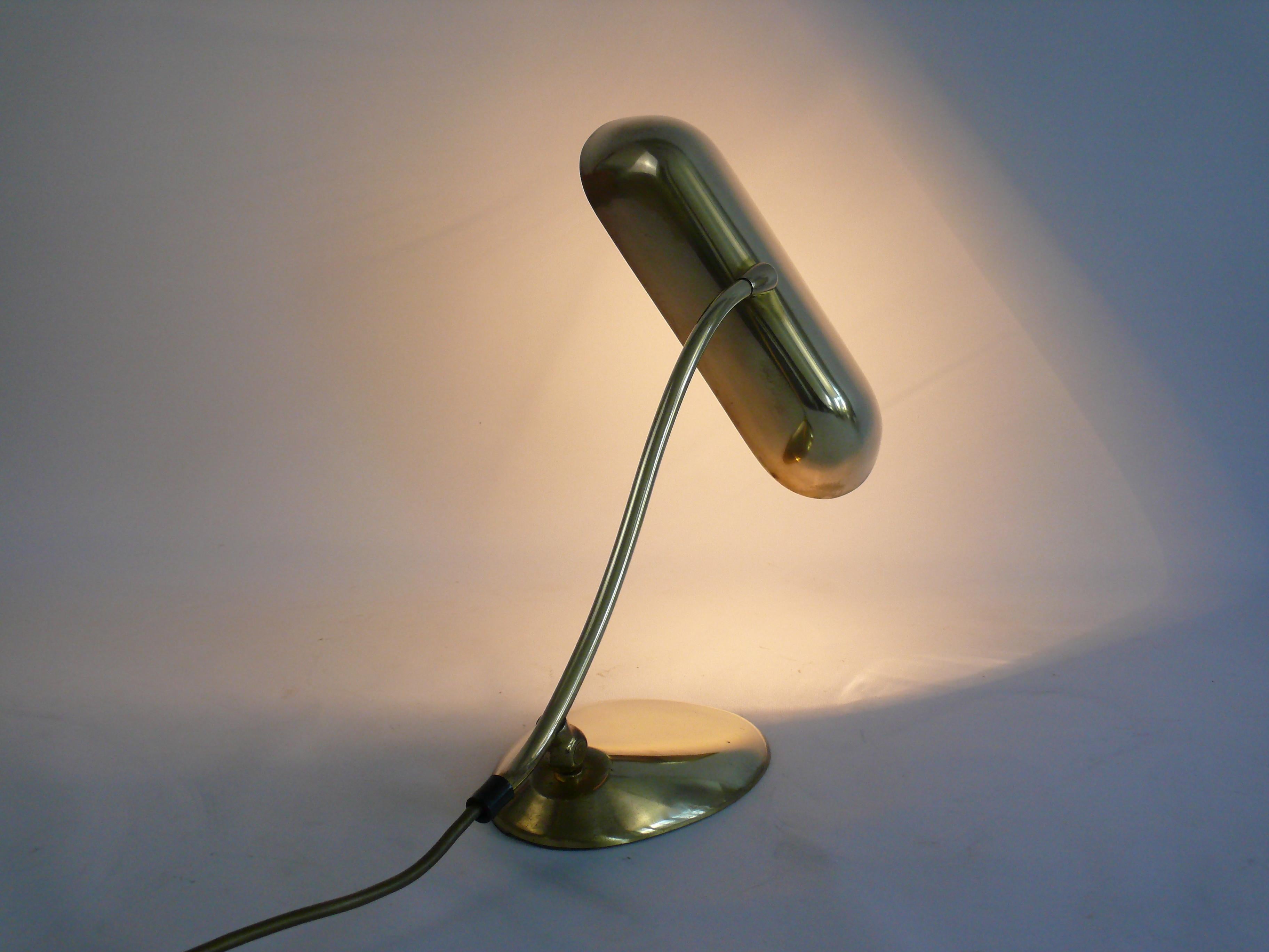 Midcentury Brass Piano Lamp, 1960s 5