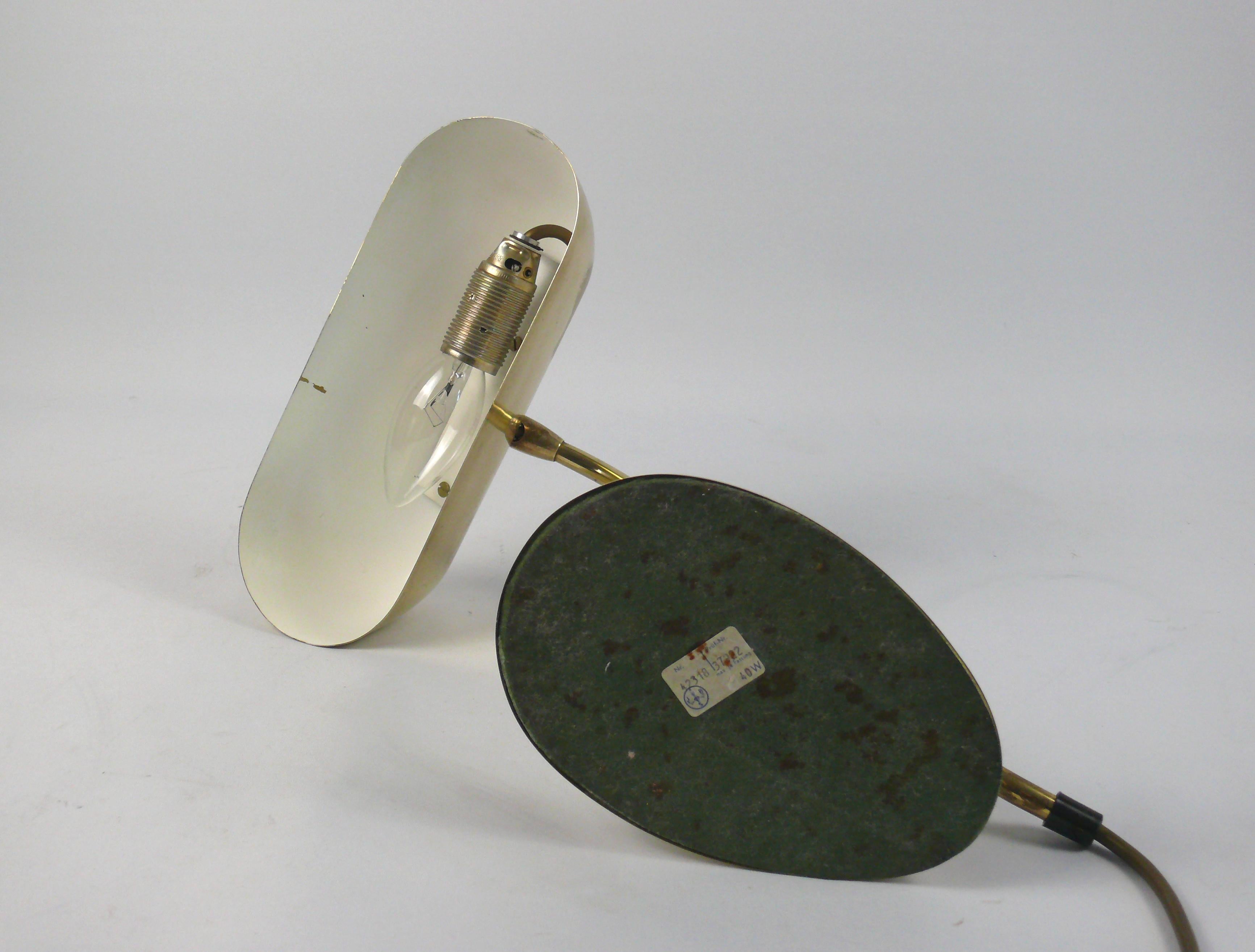 Midcentury Brass Piano Lamp, 1960s 7