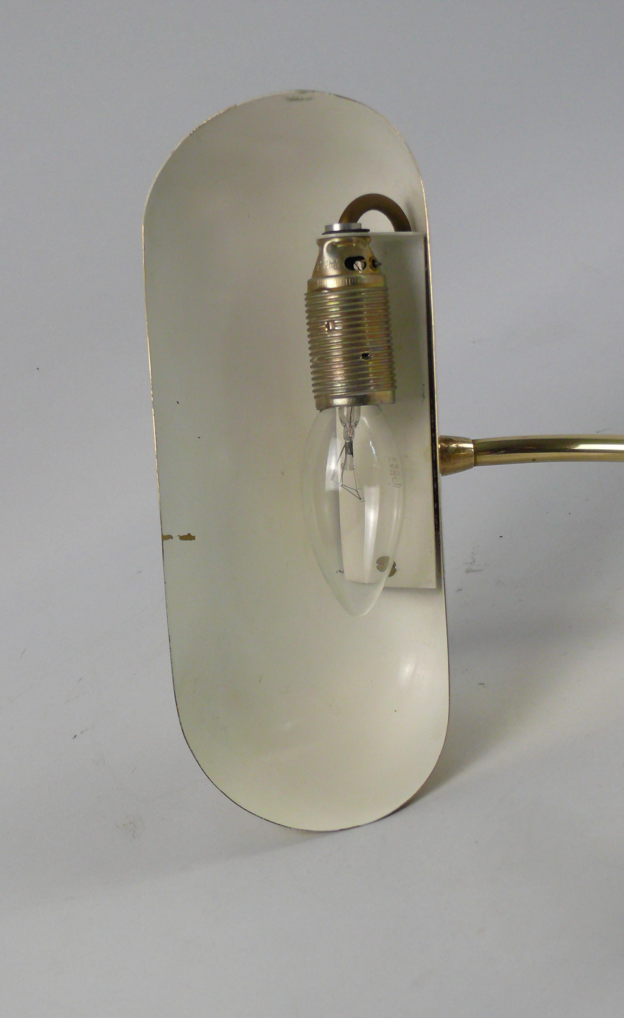 Midcentury Brass Piano Lamp, 1960s 8