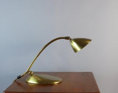Midcentury Brass Piano Lamp, 1960s