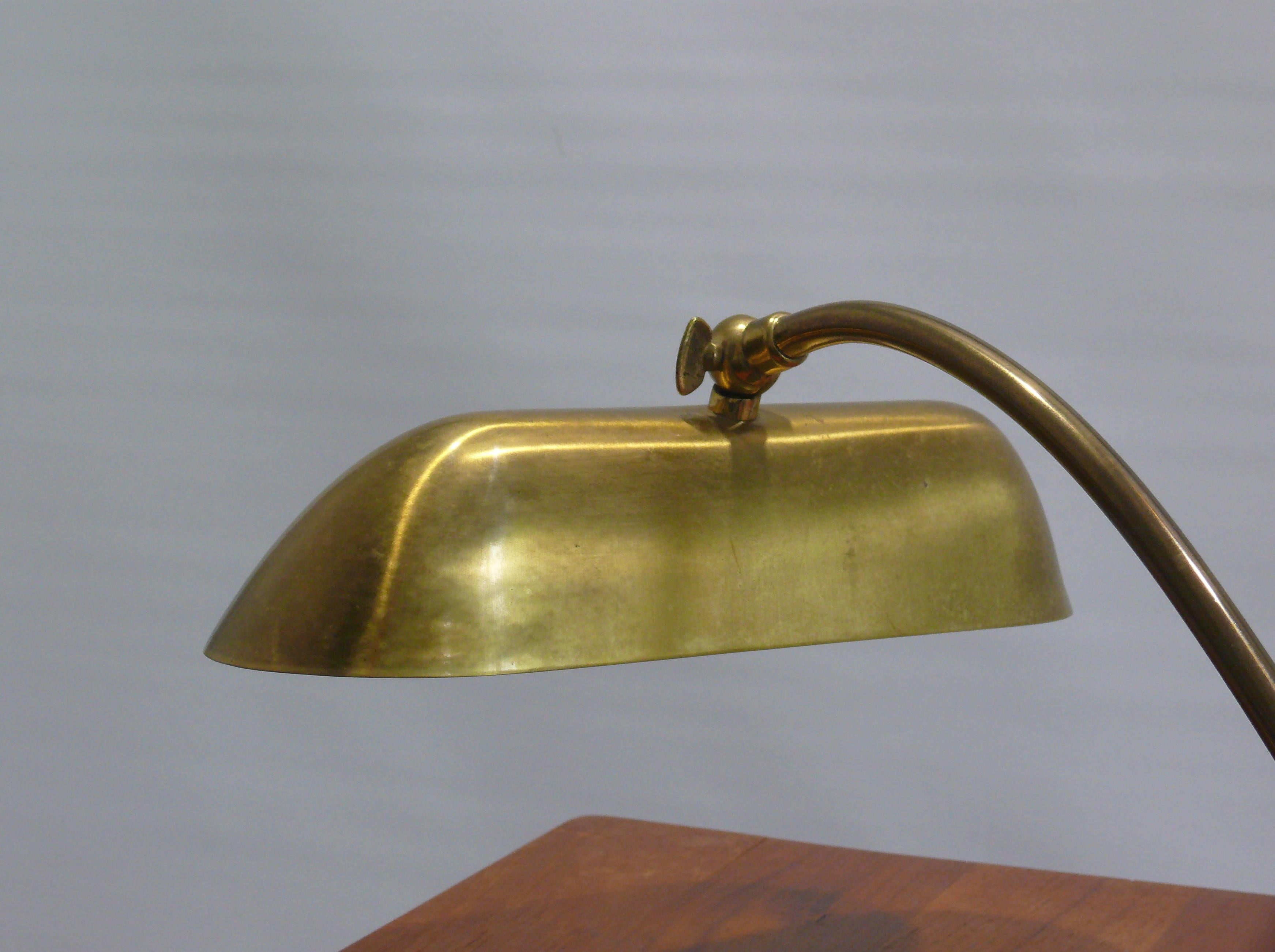 Mid-20th Century Midcentury Brass Piano Lamp, 1960s For Sale