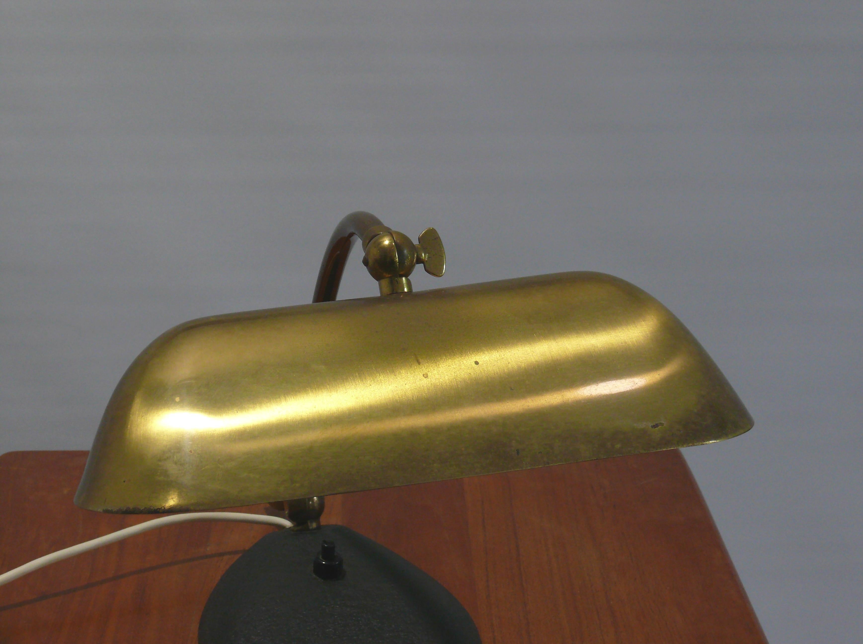 Midcentury Brass Piano Lamp, 1960s For Sale 1