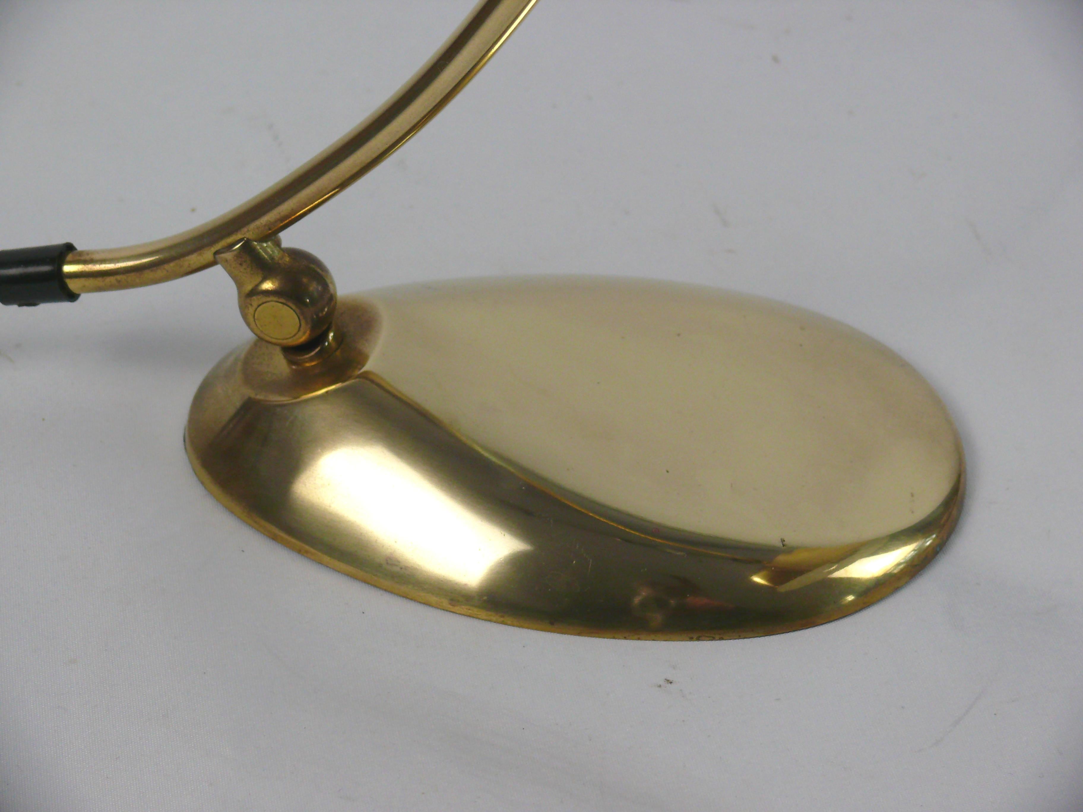 Midcentury Brass Piano Lamp, 1960s 2