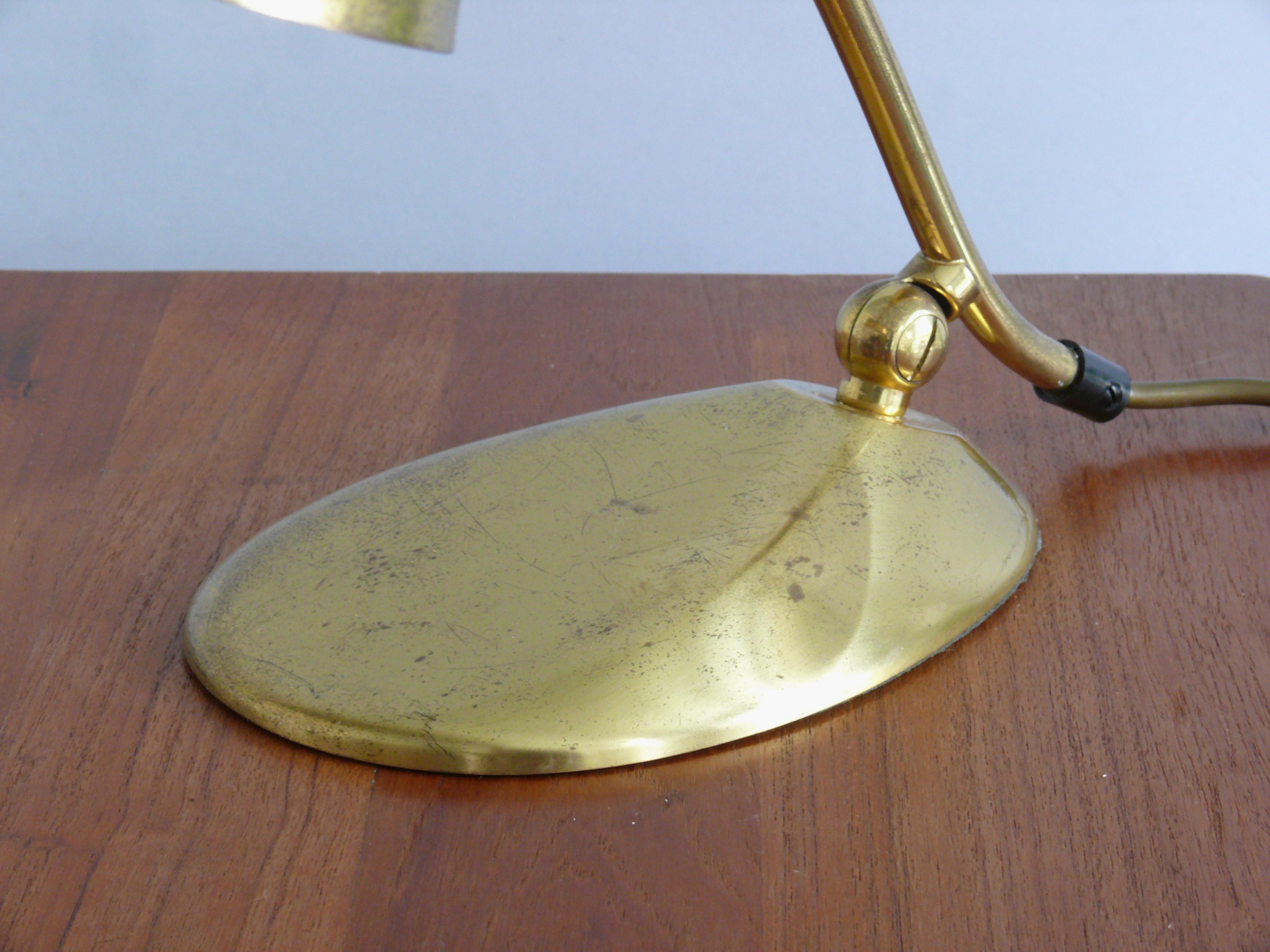 Midcentury Brass Piano Lamp, 1960s 3